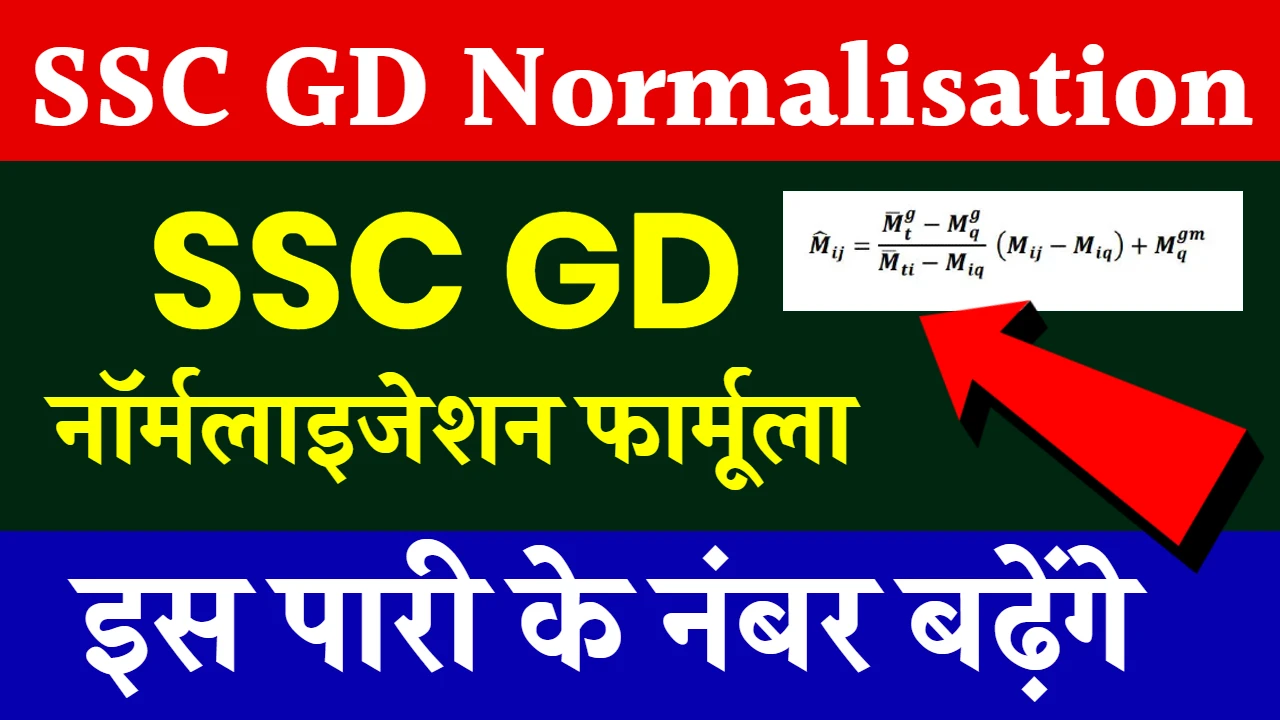 SSC GD Normalisation 2024