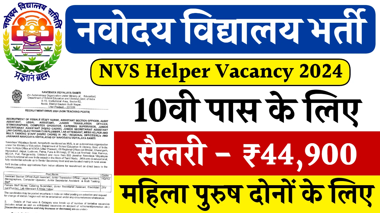 NVS New Vacancy